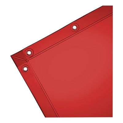 See-Thru Orange Welding Curtain, 6 ft X 10 ft, Vinyl