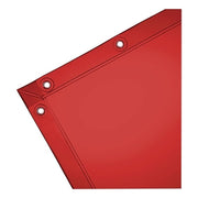 See-Thru Orange Welding Curtain, 6 ft X 6 ft, Vinyl