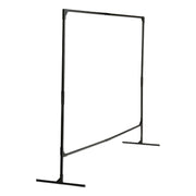 Stur-D-Screen Frame, 6 ft X 8 ft, Steel, Black