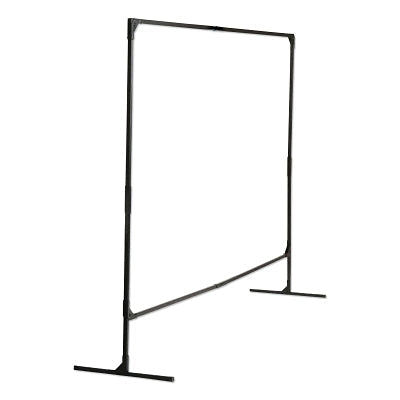 Stur-D-Screen Frame, 6 ft X 8 ft, Steel, Black