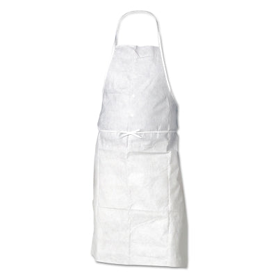 KleenGuard A20 Breathable Particle Protection Apron, 28 in X 40 in, White
