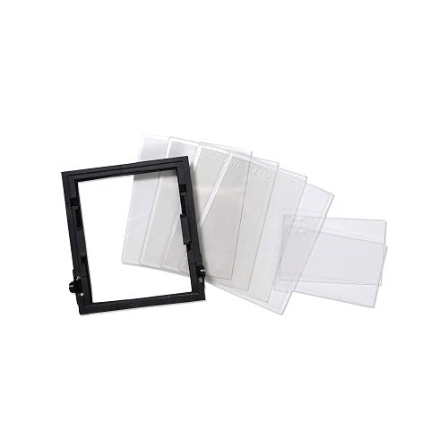 Jackson Safety Insight safety plate kit, 5 in x 5 in x 1/2 in clear polycarbonate covers, welding helmet plate kit