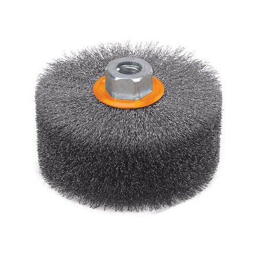 Walter 13M454 4.5" x 2" Linear Steel Wires Crimped Brush