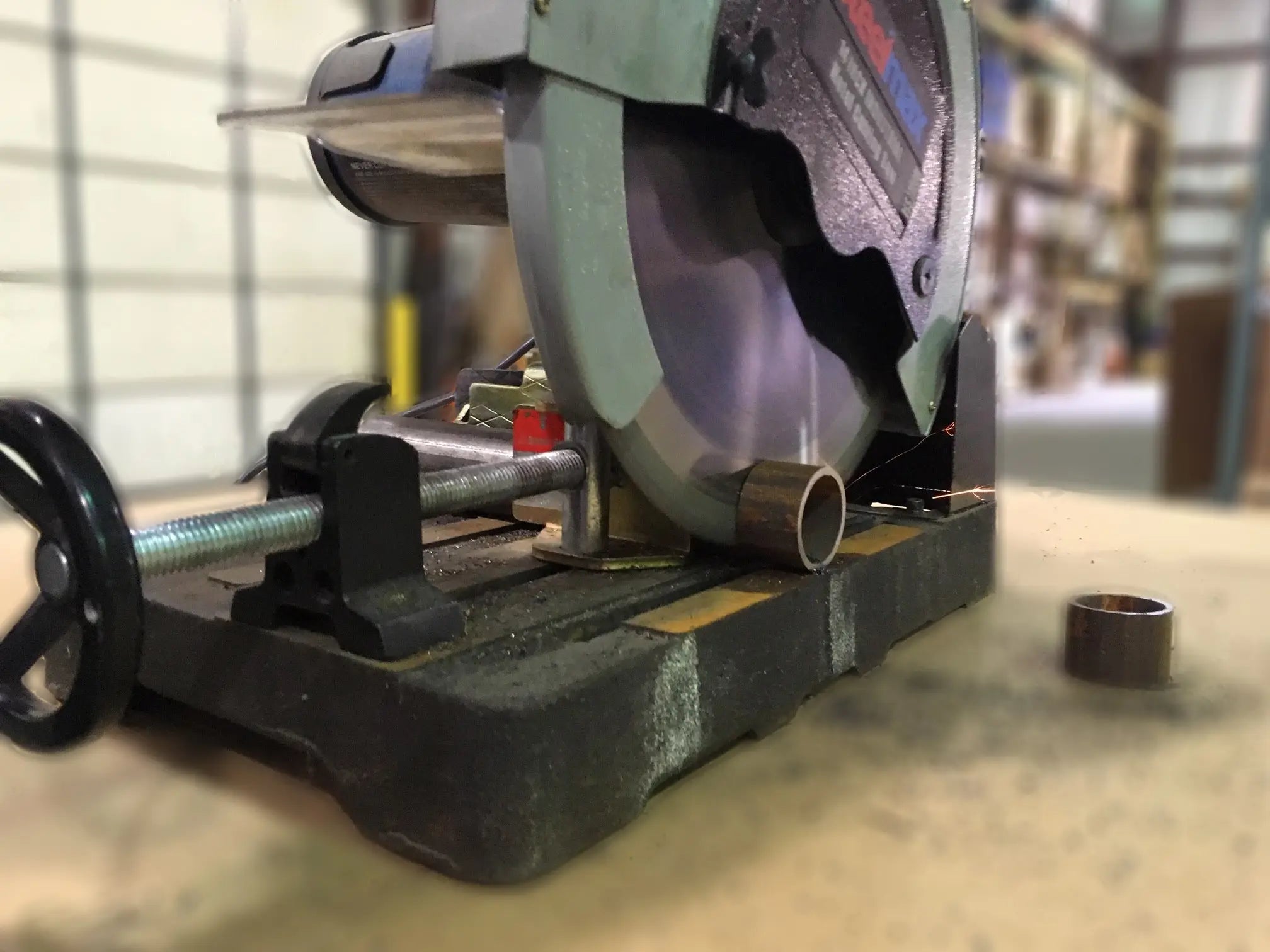 S14 14″ Metal Cutting Saw with Cast Iron Base