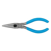 Long Nose Pliers, Straight Needle Nose, High Carbon Steel, 6 in OAL