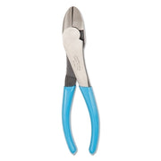 High Leverage Curved Diagonal Cutting Pliers, 7.75 in OAL, Knife and Anvil