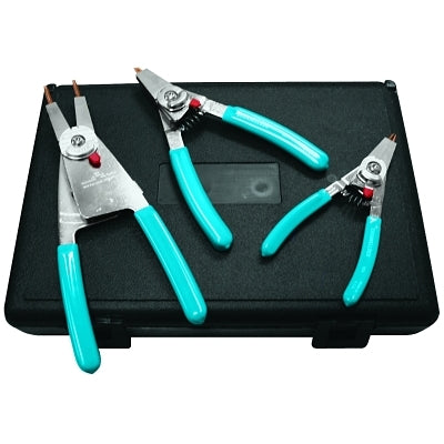 Snap Ring Pliers Set, Replaceble Tip, 0.023 in Tip Min, 0.120 in Tip Max