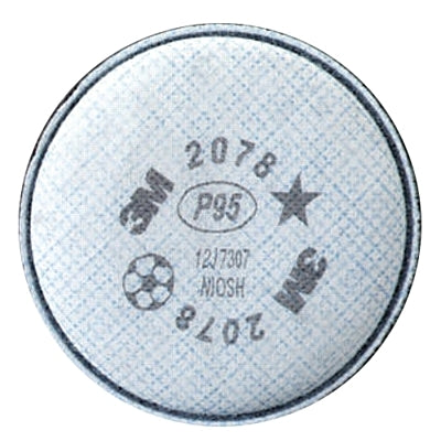 2000 Series Particulate Filter, P95, Organic Vapors/Acid Gases, White