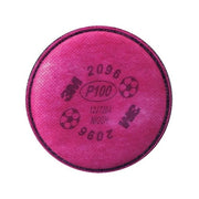 3M 2071 particulate filter P95, round grey disc with NIOSH markings, oil-resistant, respirator filter