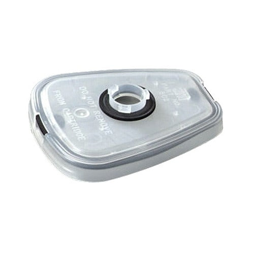 3M 6800 full facepiece respirator medium bayonet mount gray silicone dual filter ports respirator