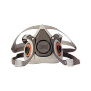 Half Facepiece Reusable Respirator 6000 Series, Small, Resist Gases, Vapors, Particulates, Adjustable Strap, TPE