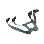 3M 6000 Series head harness assembly gray silicone four-point strap with clip buckles respirator facepiece part