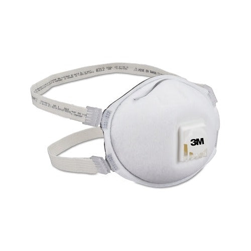 3M 8212 N95 welding metal pouring respirator white cup shape exhalation valve dual elastic straps particulate respirator