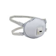 3M 8214 N95 welding respirator white cup-style with exhalation valve adjustable strap for metal pouring organic vapors