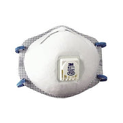 3M 8271 P95 particulate respirator, half facepiece with exhalation valve, white cup-style respirator