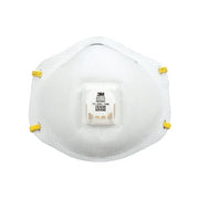 3M 8515 N95 welding respirator half facepiece white exhalation valve yellow straps disposable respirator