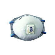 3M 8576 P95 particulate respirator, half facepiece with exhalation valve, white cup-style respirator
