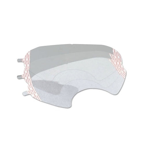 3M Ultimate FX FF-400 full facepiece respirator lens cover clear peel-off film pack of 25 respirator lens cover