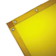 See-Thru Gold Welding Curtain, 6 ft X 8 ft, Vinyl