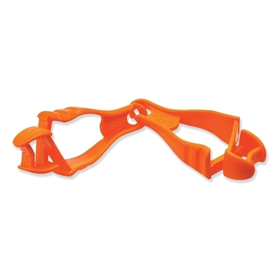 Squids 3400 Glove Clip Holder with Dual Clip, Hi-Viz Orange