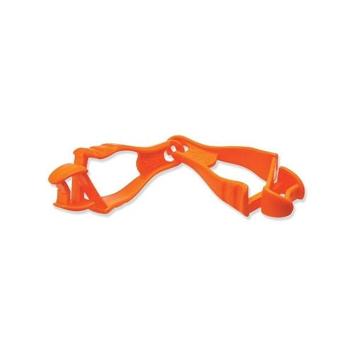 Ergodyne Squids 3400 glove clip holder dual clip hi-viz orange plastic tool tether clip