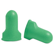 MAXIMUM LITE Disposable Earplugs, Foam, Green, Uncorded, Poly Bag