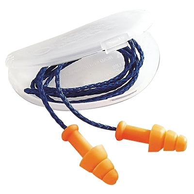 SmartFit Reusable Earplugs, TPE, Orange, Corded, HearPack