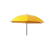 Heavy-Duty Construction Umbrella, 7 ft, Yellow, Vinyl, Includes Extension Pole/Case