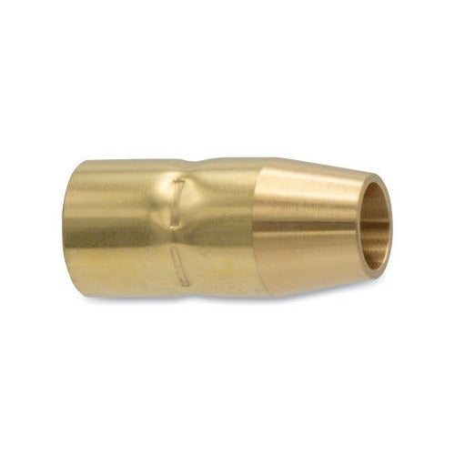 ATTC brass 1/2in orifice nozzle for Miller 169-715 M10-M15 MIG guns, MIG welding nozzle