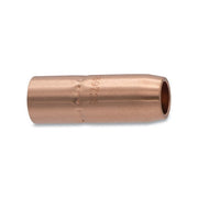 ATTC copper 5/8in bore flush contact tip nozzle Miller 169-726 for M25/M40 guns, MIG nozzle