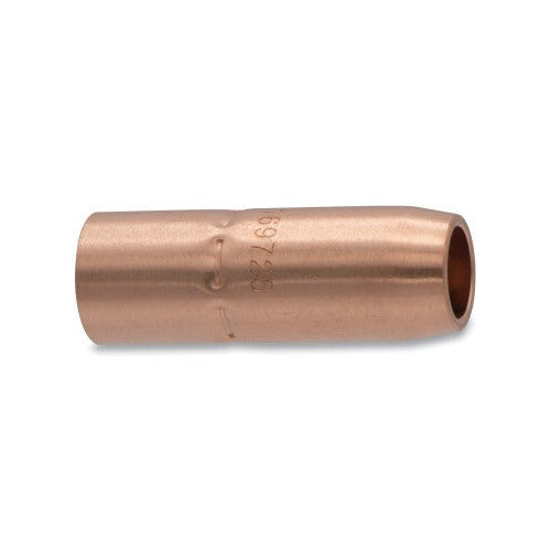 ATTC copper 5/8in bore flush contact tip nozzle Miller 169-726 for M25/M40 guns, MIG nozzle