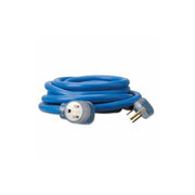 Weld Shop Supply 8/3 220 volt blue extension cord, 50 ft length with twist-lock plug and connector ends
