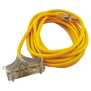 Tri-Source Polar/Solar Plus Multiple Outlet Cord, 25 ft, 3 Outlets, Yellow