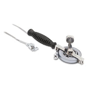 Atlas Oil Gauging Tape, 1/2 in W x 50 ft L, D1, Chrome Clad/Nubian Double-Duty, Used with 590 Plumb Bob