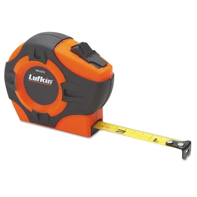 P1000 Series Measuring Tape, 3/4 in x 16 ft, Metric/SAE, A13, Hi-Viz Orange/Yellow