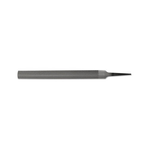 Crescent Nicholson half-round file 6 in smooth cut tapered steel body with pointed tip hand file