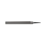 Crescent/Nicholson half-round file 8 in bastard cut tapered steel body curved one side flat other single cut machinist file