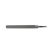 Crescent Nicholson half-round file 8 in second cut, tapered steel flat-and-round double-cut profile, metalworking hand file