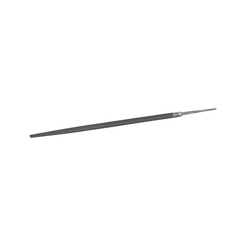 Crescent Nicholson round file 10 in bastard cut 3/8 in diameter tapered steel single-cut round machinist file