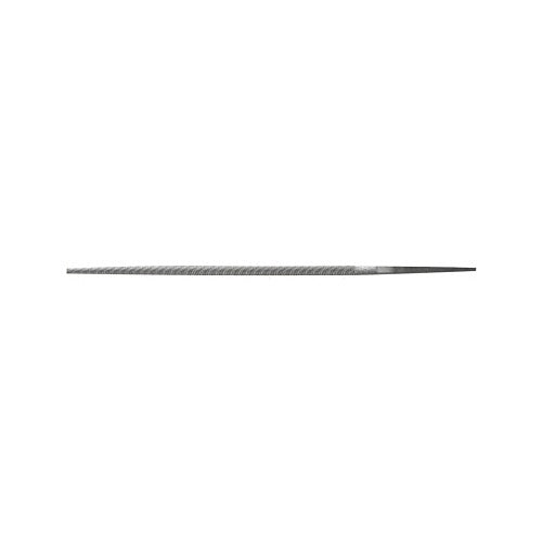 Crescent/Nicholson machinists round file 12 in bastard cut tapered steel single-cut hand file