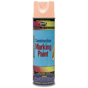Construction Marking Paint, 20 oz, Aerosol Can, Fluorescent Orange