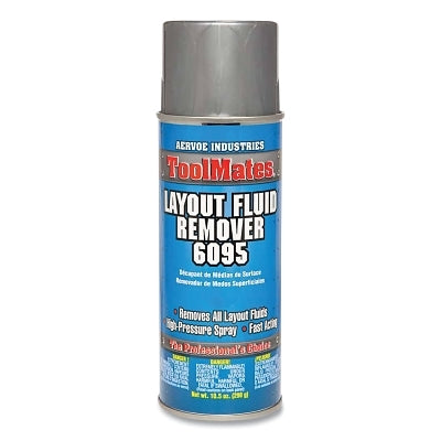 ToolMates 6095 Layout Fluid Remover, 16 oz, Aerosol Can, Ketone Odor