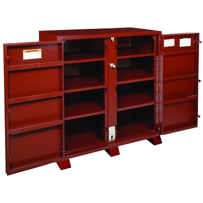 Extra Heavy-Duty Cabinets, 60 1/8W x 24 1/4D x 60 3/4H, 2 Doors, 11 Shelves