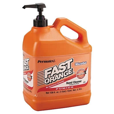 Fast Orange Pumice Lotion Hand Cleaner, Citrus, Bottle w/Pump, 1 gal