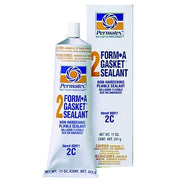 Form-A-Gasket Sealant, No 2 Slow-Drying/Non-Hardening, 11 oz, Tube, Black