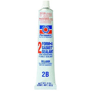 Form-A-Gasket Sealant, No 2 Slow-Drying/Non-Hardening, 3 oz, Tube, Black