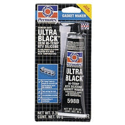 Ultra Silicone RTV Gasket Maker, 3.35 oz, Tube, Ultra Black