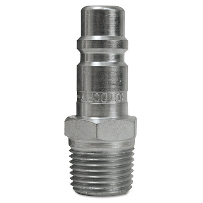 Air Chief Industrial Quick Connect Fitting, 3/8 in Body Size, 1/4 in (NPT) M, Steel