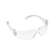 3M Virtua safety glasses clear polycarbonate lens hard coat clear frame wraparound lightweight safety eyewear