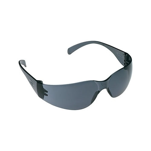 3M Virtua safety eyewear grey polycarbonate hardcoat lens wraparound gray temples safety glasses